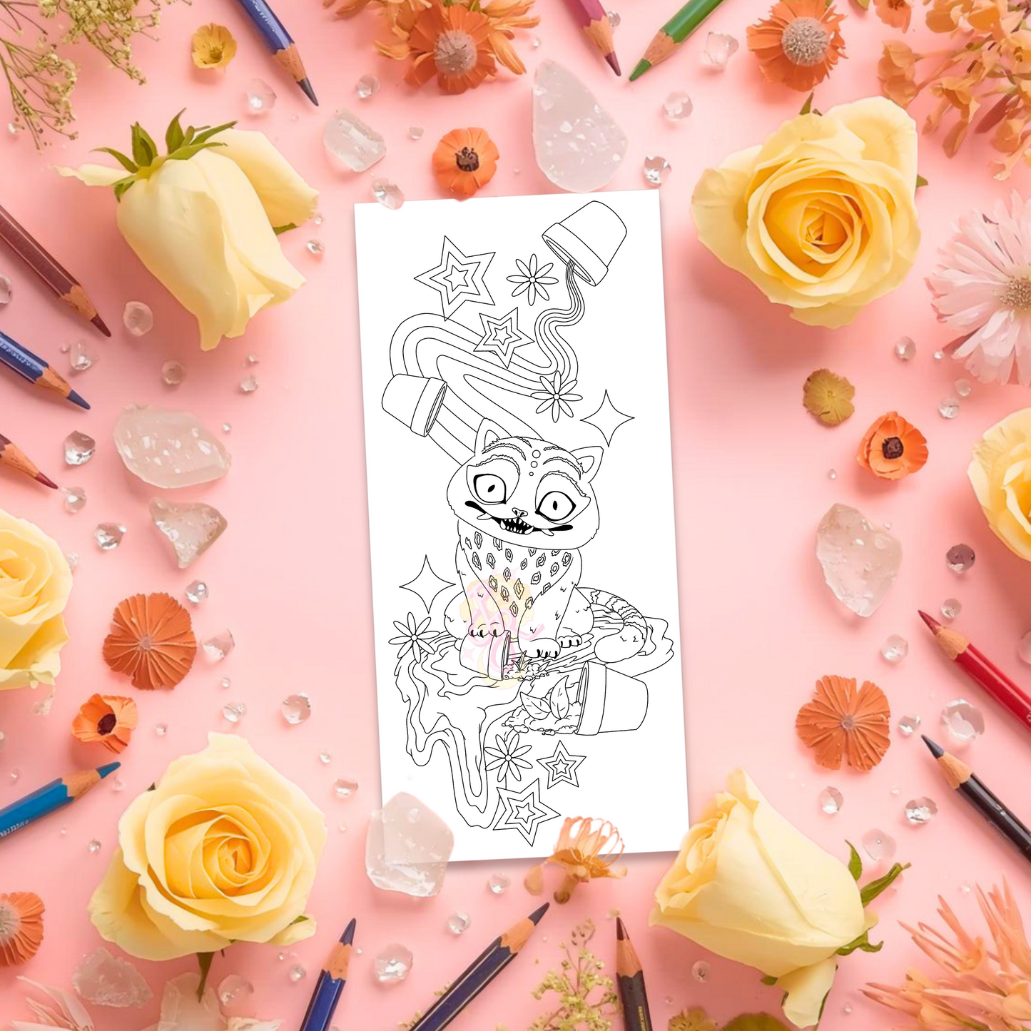Shadow Pet | Pre Colour Temporary Tattoo