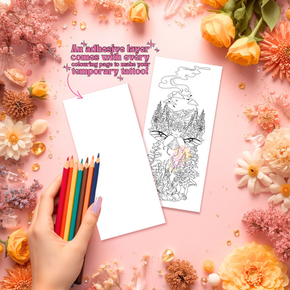 Spirit Keeper | Pre Colour Temporary Tattoo