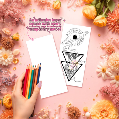 Realms of Adventure | Pre Colour Temporary Tattoo