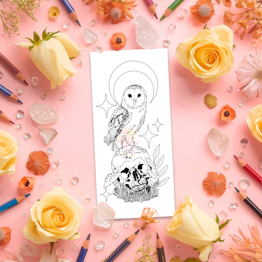 Wisdom in the Pines | Pre Colour Temporary Tattoo