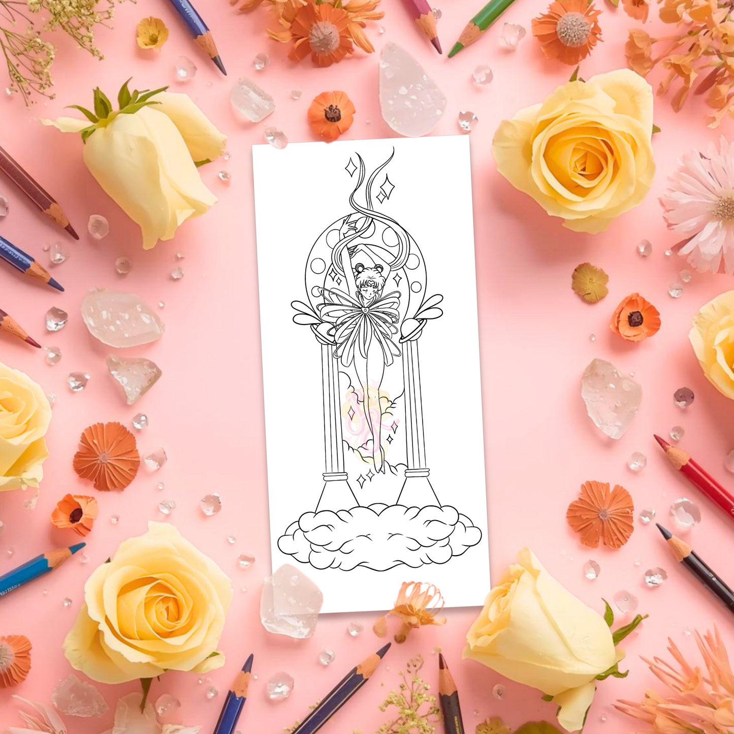 Moon Princess | Pre Colour Temporary Tattoo