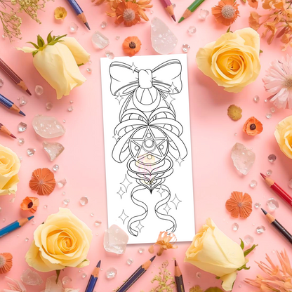 Moon Locket | Pre Colour Temporary Tattoo