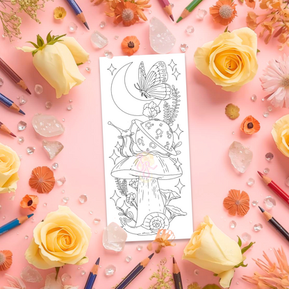 Snail Garden | Pre Colour Temporary Tattoo