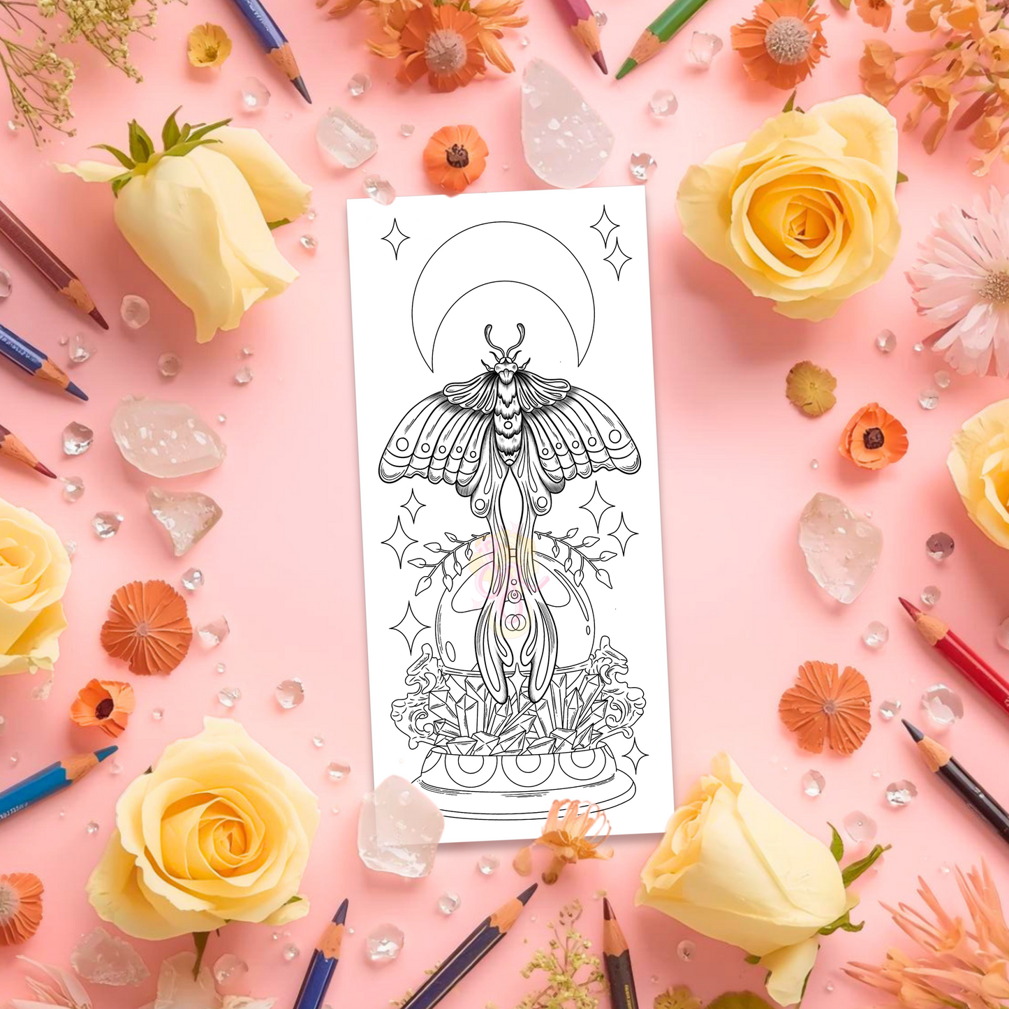 Future of the Moth | Pre Colour Temporary Tattoo
