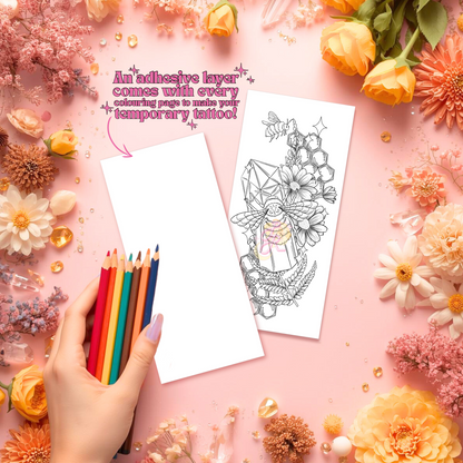 Crystallized Honey | Pre Colour Temporary Tattoo