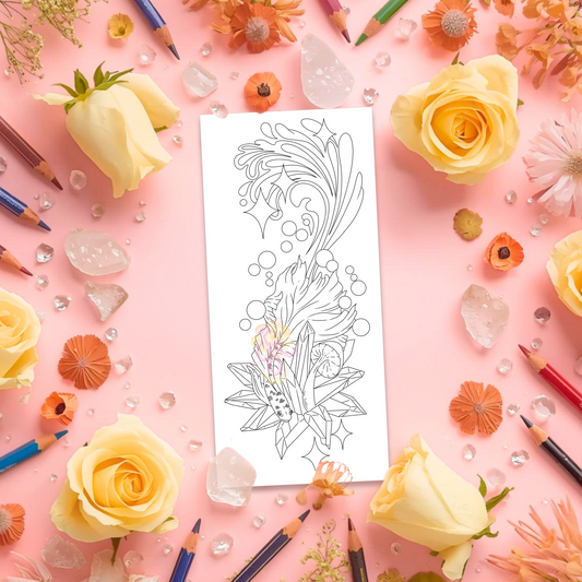 Garden Below | Pre Colour Temporary Tattoo