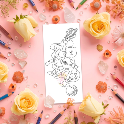 Psychic Mouse | Pre Colour Temporary Tattoo
