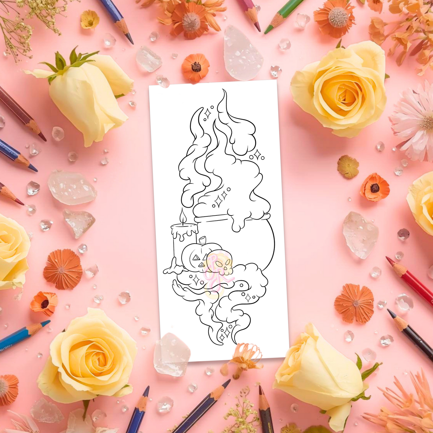 Witch Cauldron | Pre Colour Temporary Tattoo