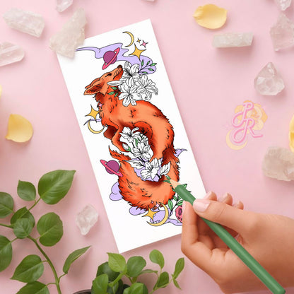 Starlit Wildling | Pre Colour Temporary Tattoo
