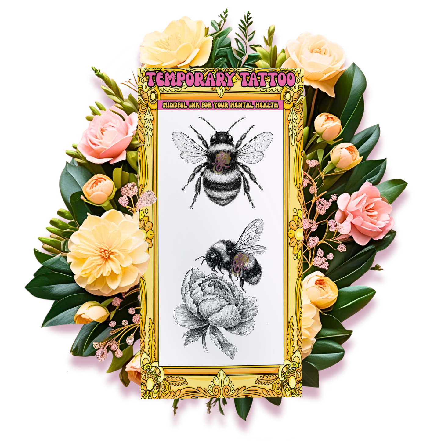 Blooming Wings | Temporary Tattoo