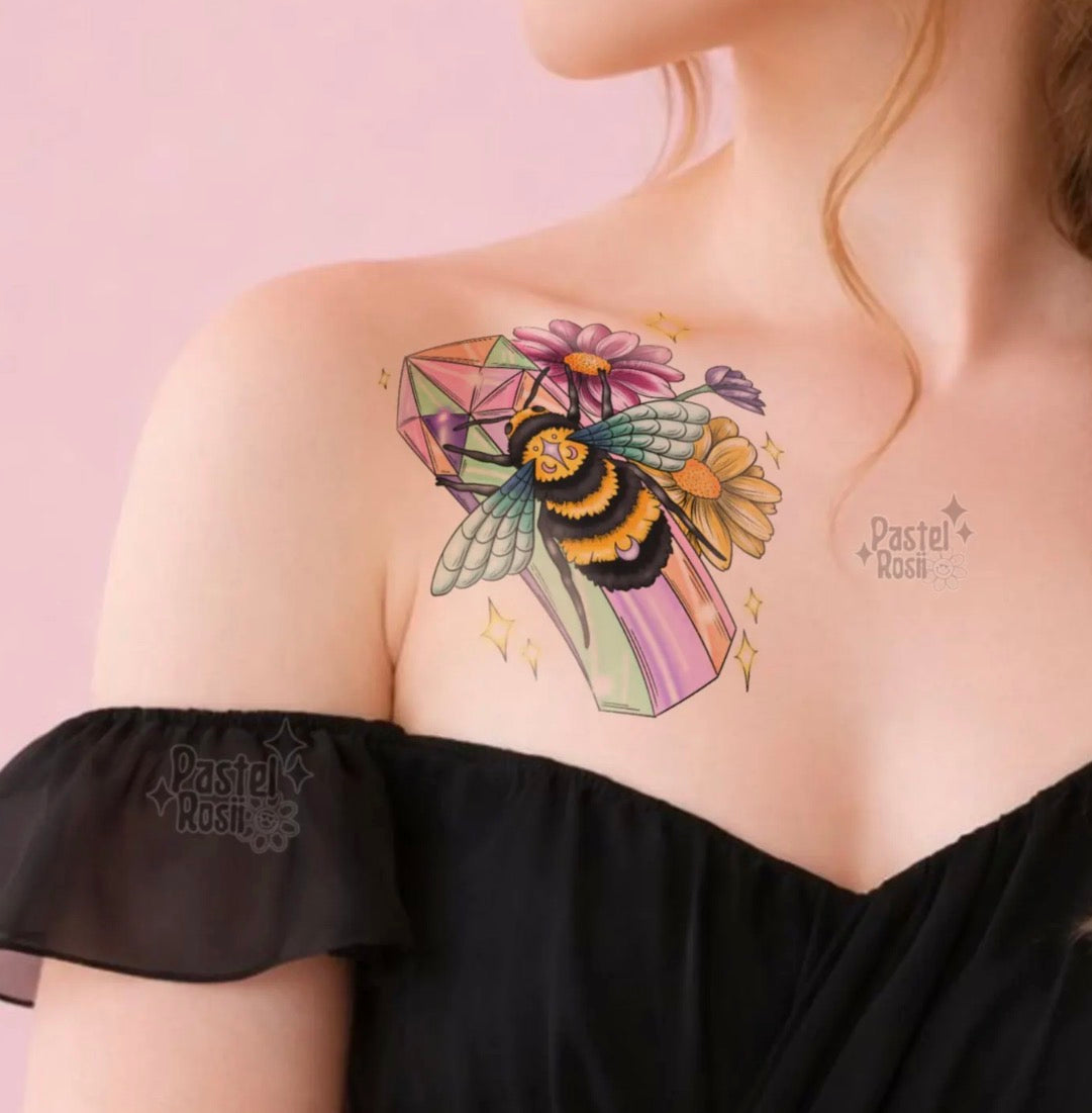 Crystal Nectar | Temporary Tattoo