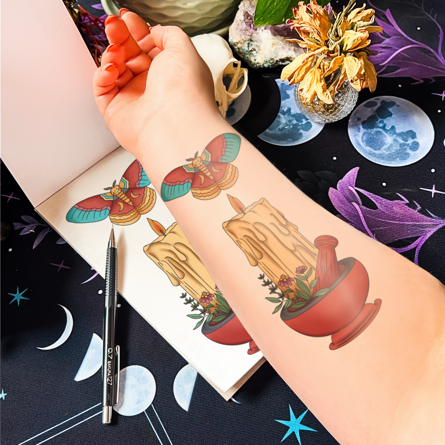 Temporary Tattoo Sketchbook | Pre Order