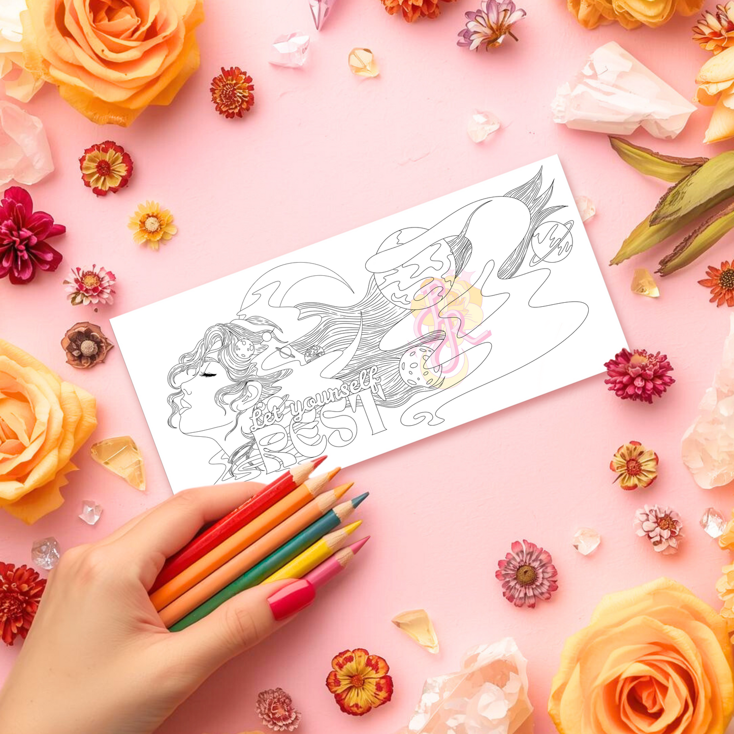 Careful Resting | Pre Colour Temporary Tattoo
