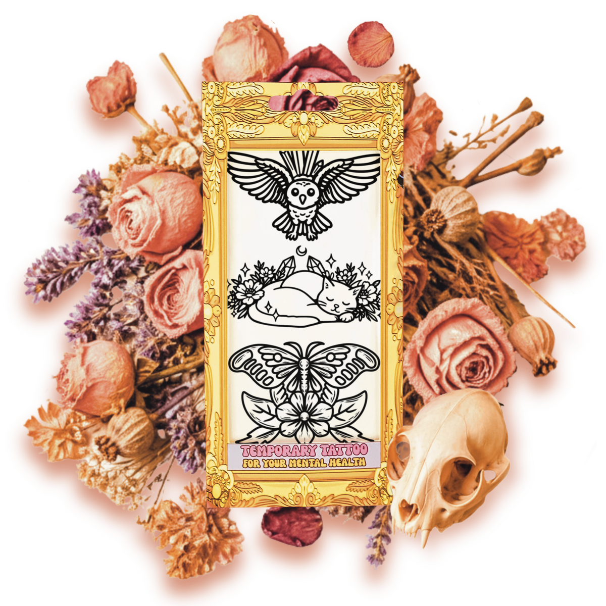 Midnight Spell Casting | Temporary Tattoo Mini Set