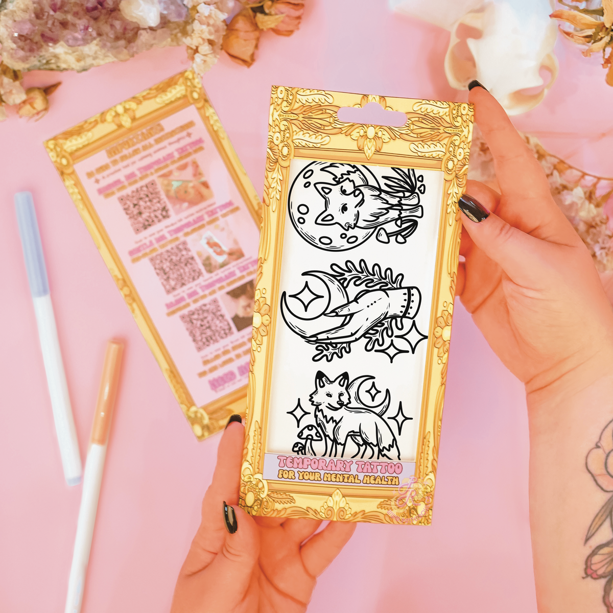 A Wondering Friend | Temporary Tattoo Mini Set