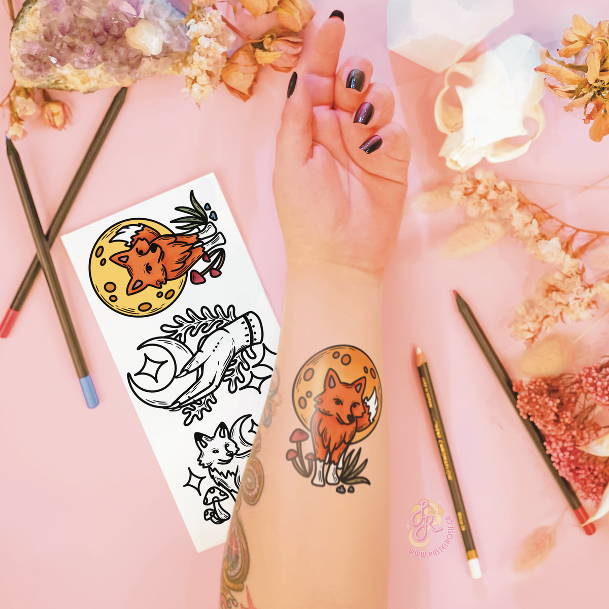 A Wondering Friend | Temporary Tattoo Mini Set