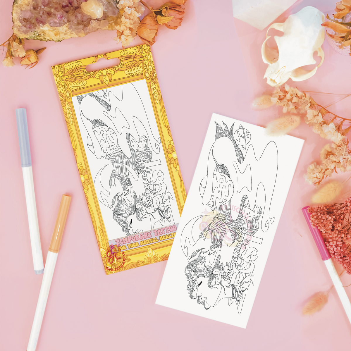 Careful Resting | Temporary Tattoo