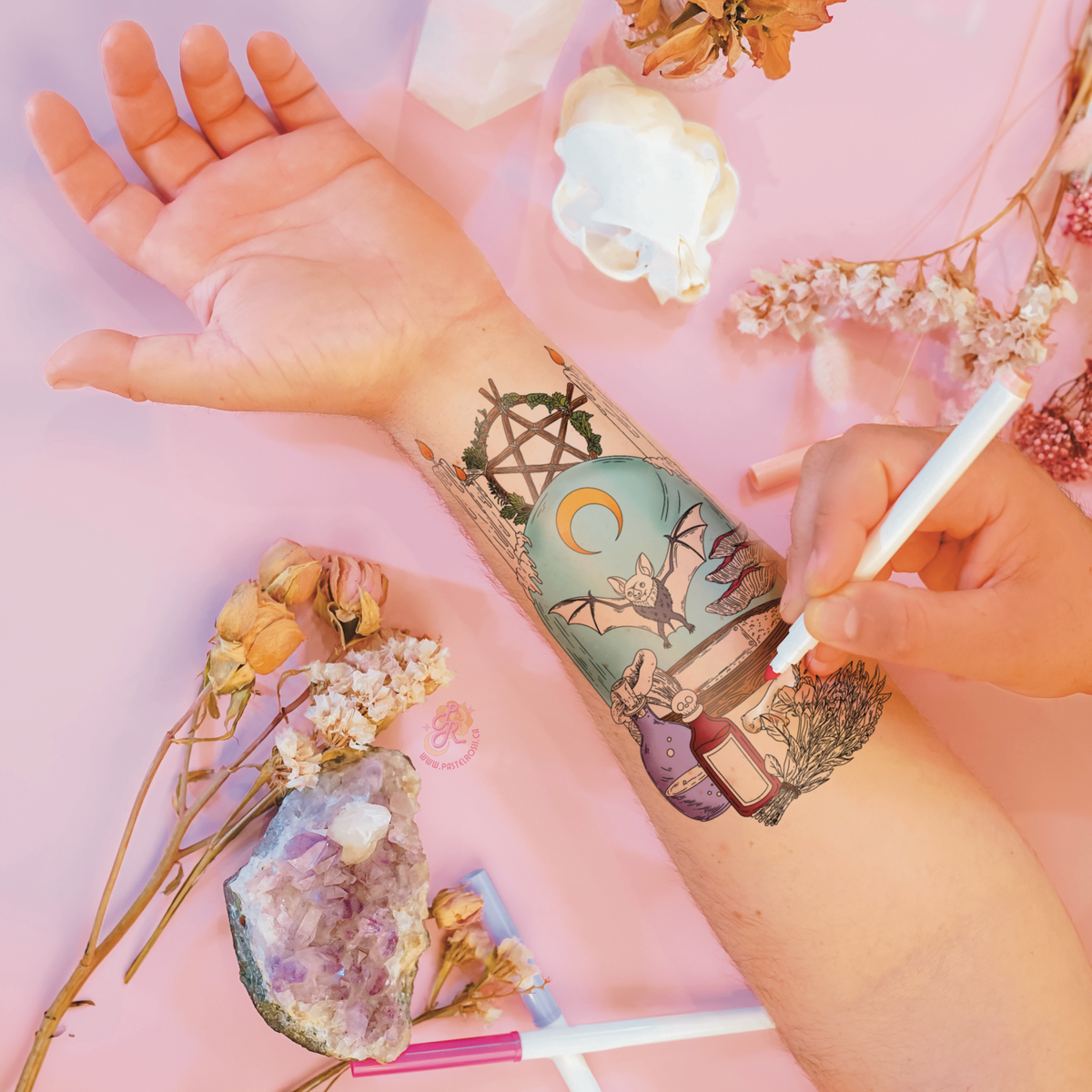 Captured Flight | Temporary Tattoo