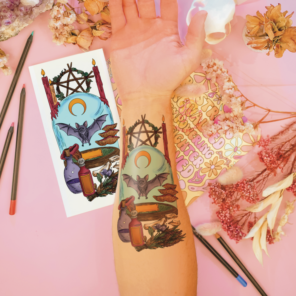 Captured Flight | Temporary Tattoo