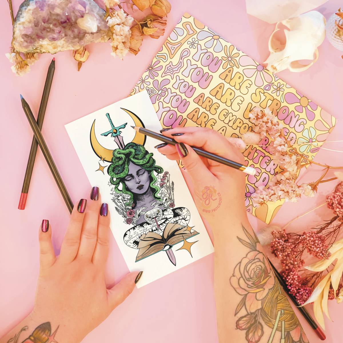 Medusa’s Poison Waters | Temporary Tattoo