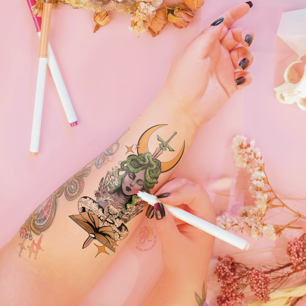 Medusa’s Poison Waters | Temporary Tattoo