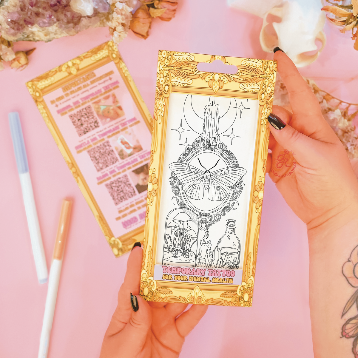 Spelled and Captured | Temporary Tattoo