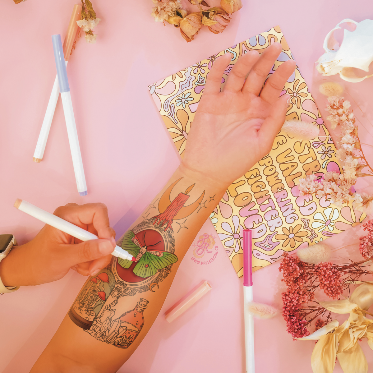 Spelled and Captured | Temporary Tattoo