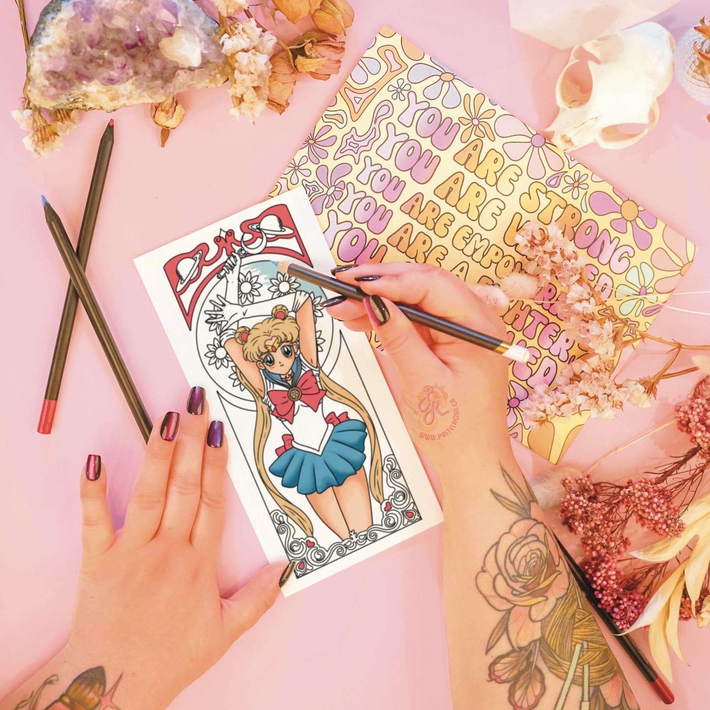 Moonbound Protector | Temporary Tattoo