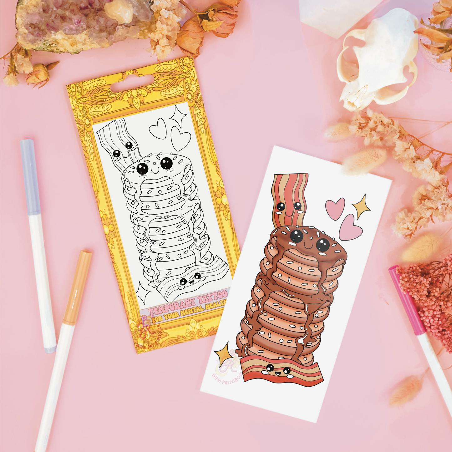 Stacked With Joy | Temporary Tattoo
