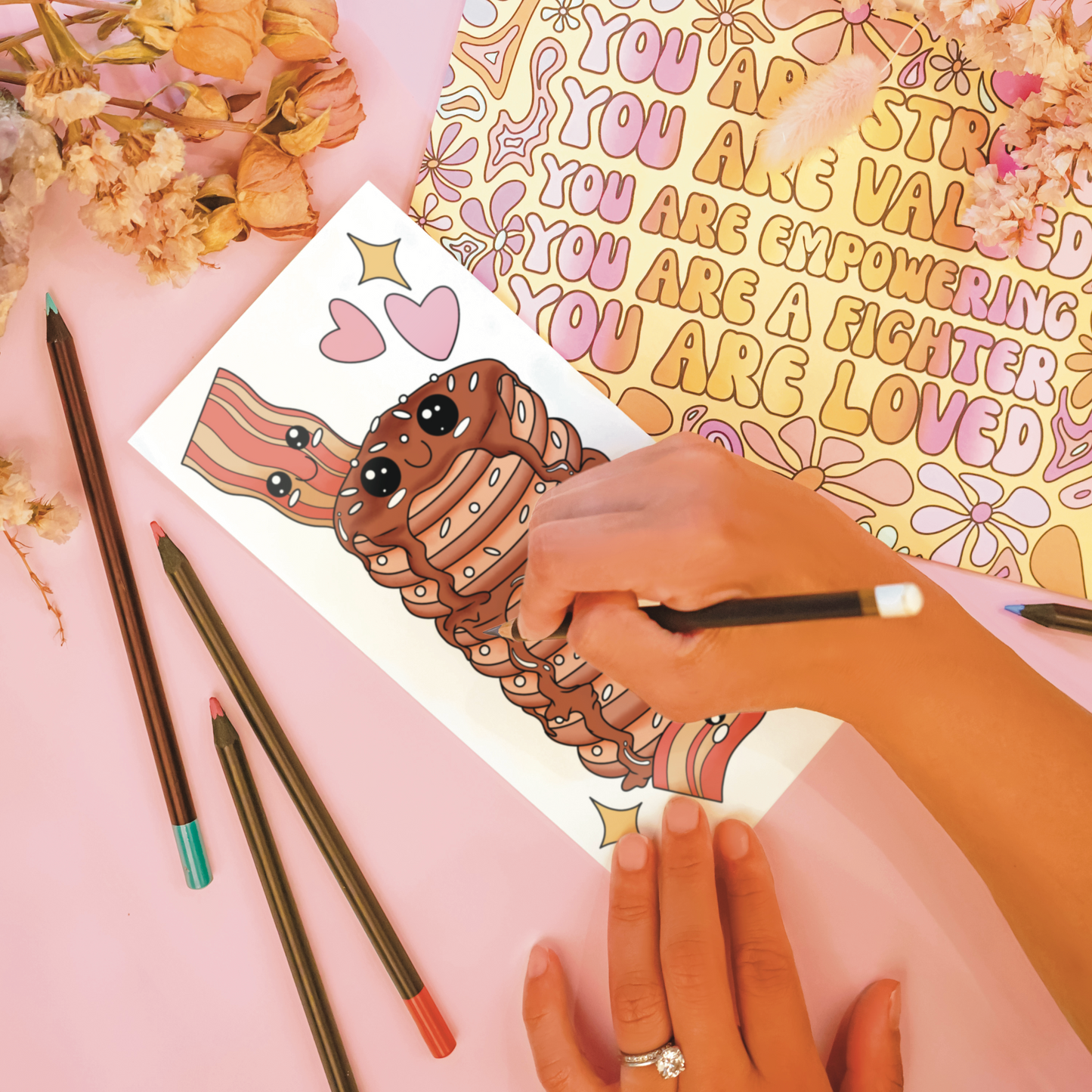 Stacked With Joy | Temporary Tattoo