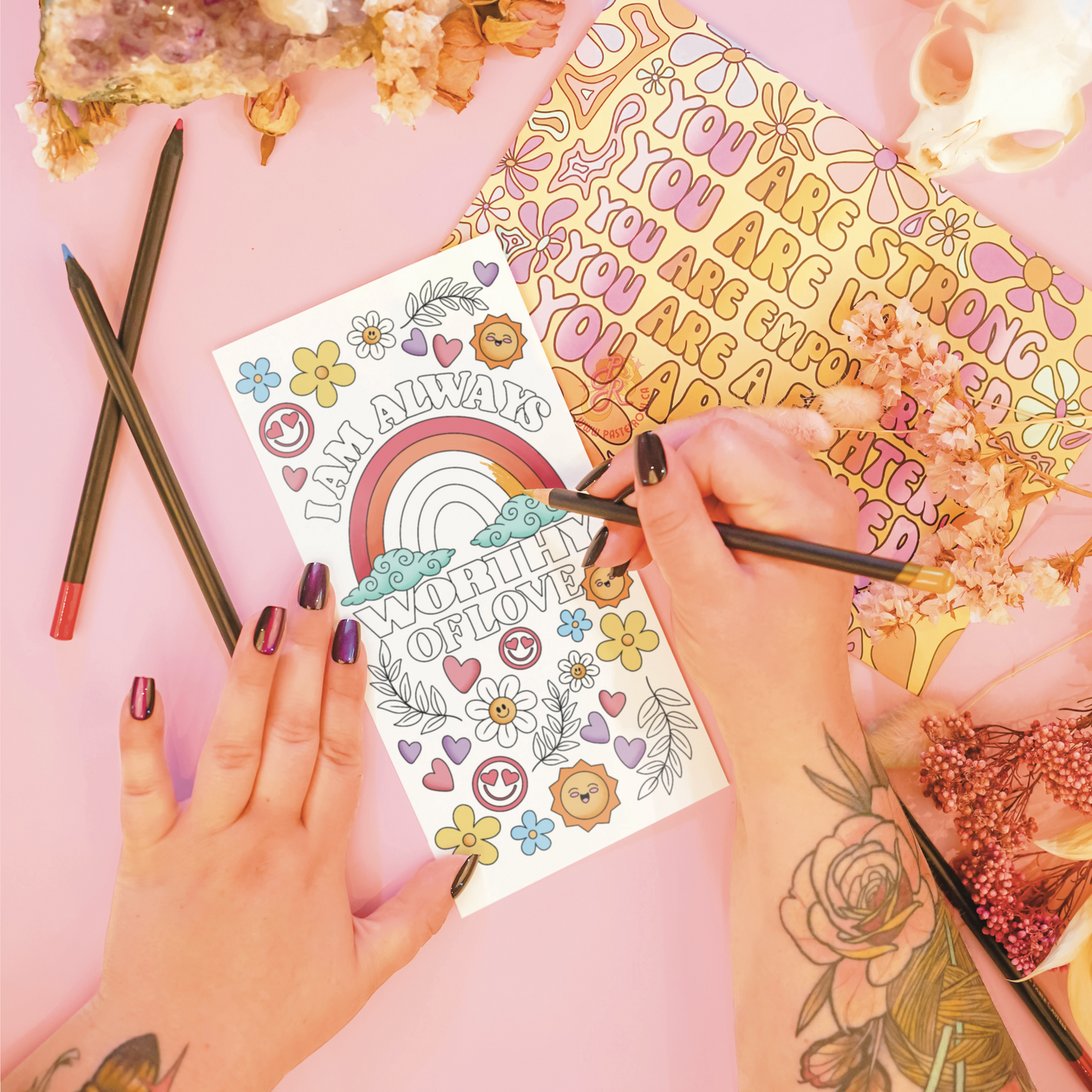 I’m Always Worthy of Love | Temporary Tattoo