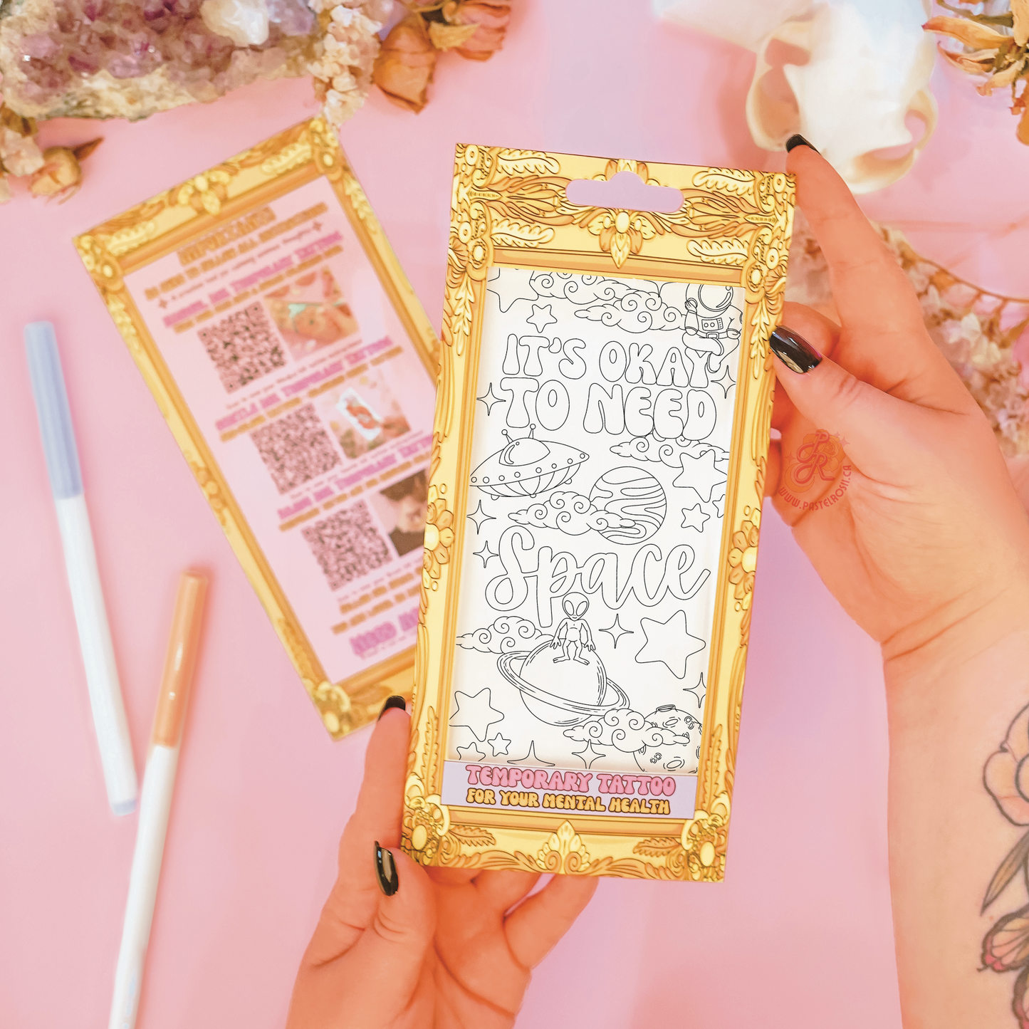 It’s Okay to Need Space | Temporary Tattoo