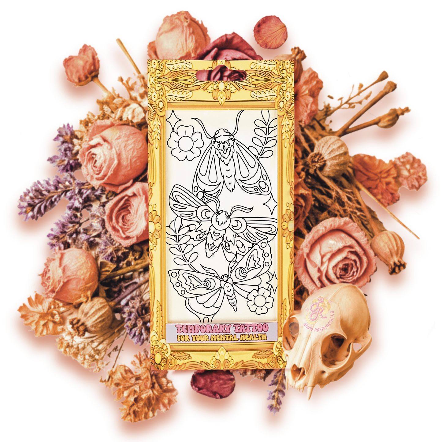 Moth Whisper | Temporary Tattoo