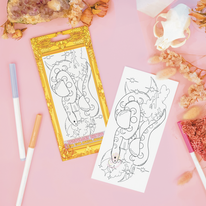 Moon Serpent | Temporary Tattoo