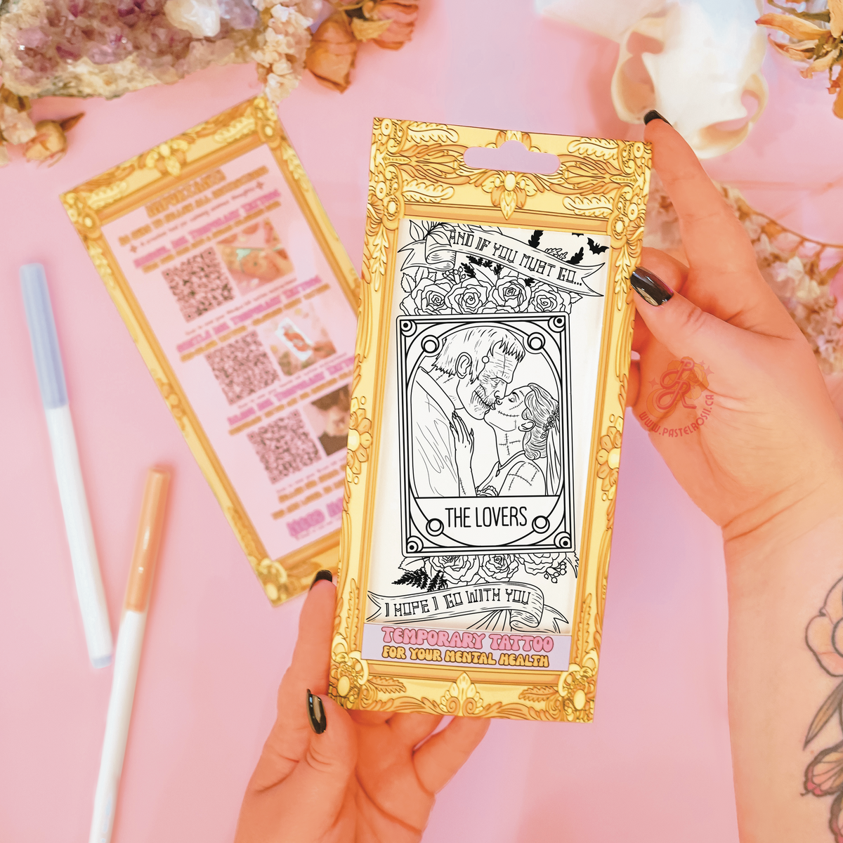 Frankenstein Love Story | Temporary Tattoos