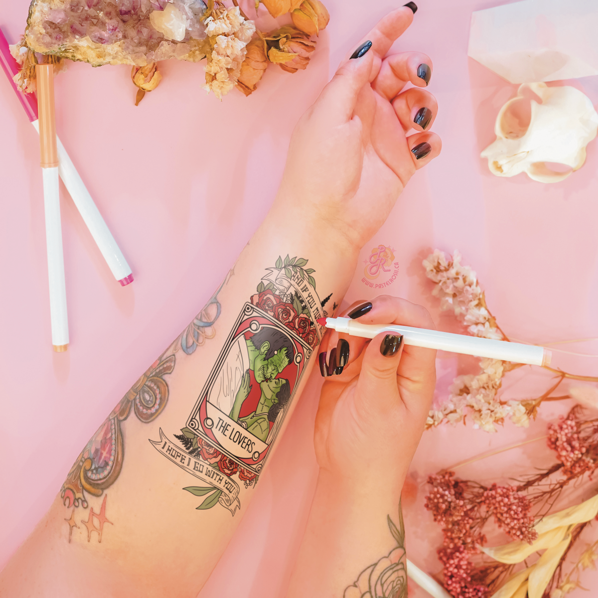 Frankenstein Love Story | Temporary Tattoos
