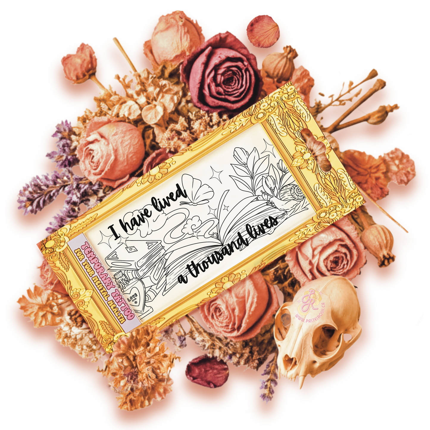 Bookish Adventures | Pre Colour Temporary Tattoo