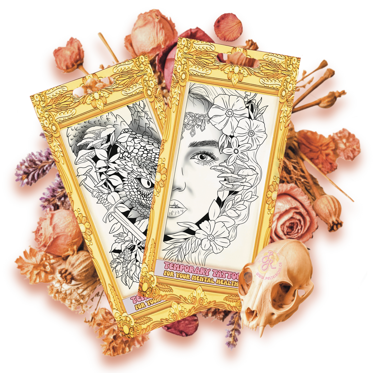 Soul Bound Dragon x2 | Temporary Tattoos