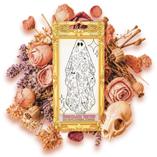 Patchwork Phantoms | Temporary Tattoo