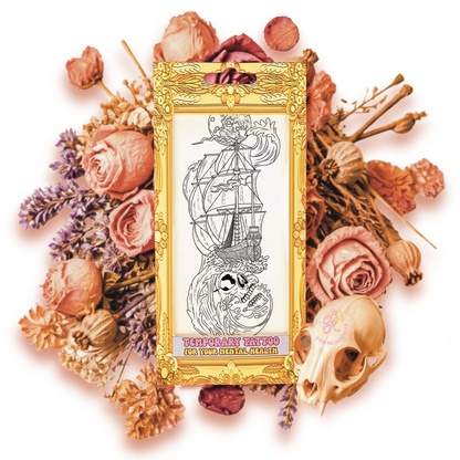 Ocean Echoes | Temporary Tattoo