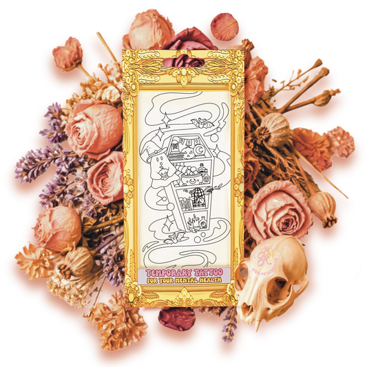 Haunted Library | Temporary Tattoo