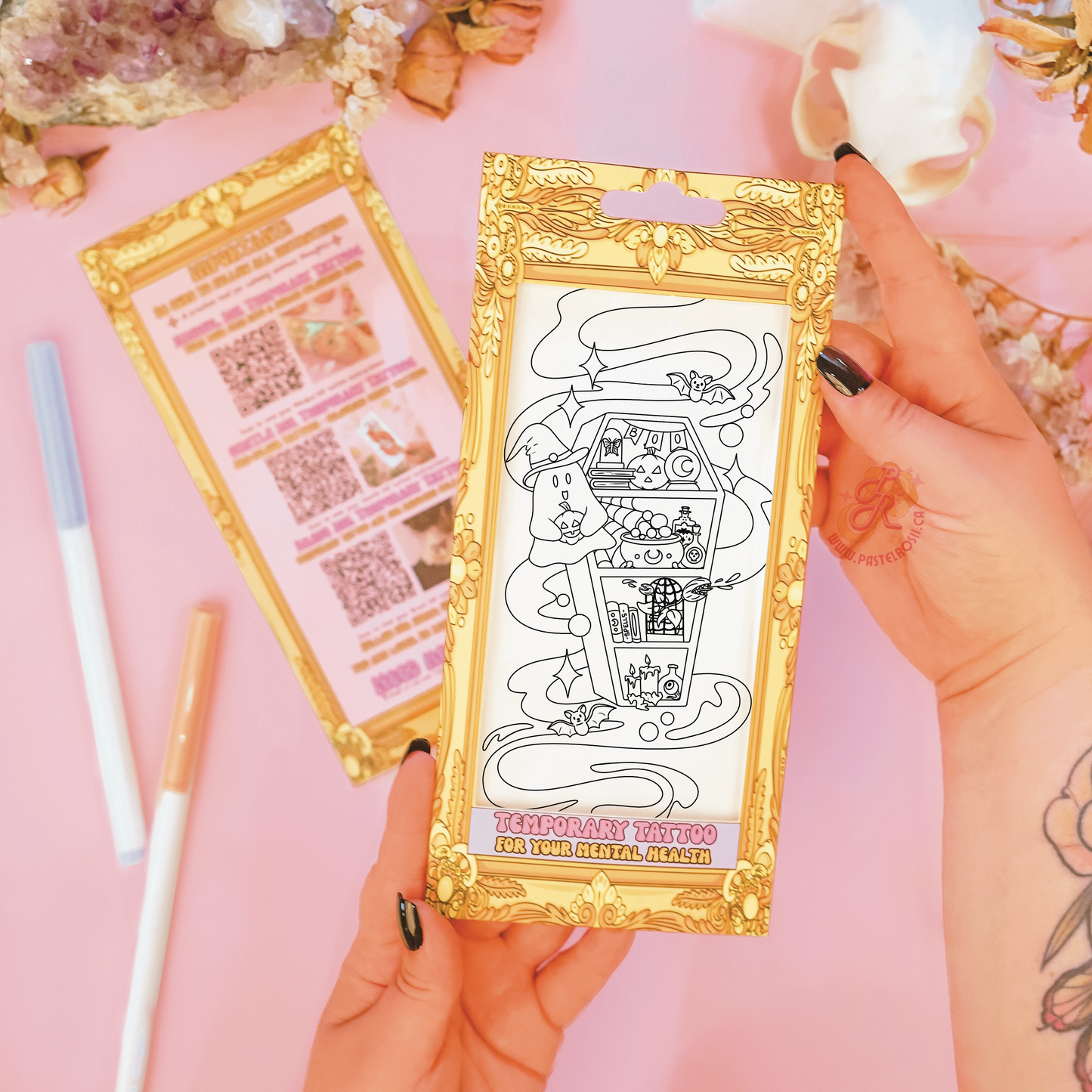 Haunted Library | Temporary Tattoo