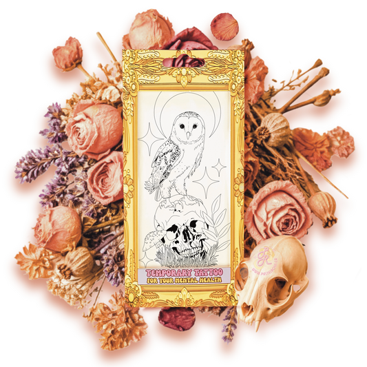 Wisdom in the Pines | Temporary Tattoo