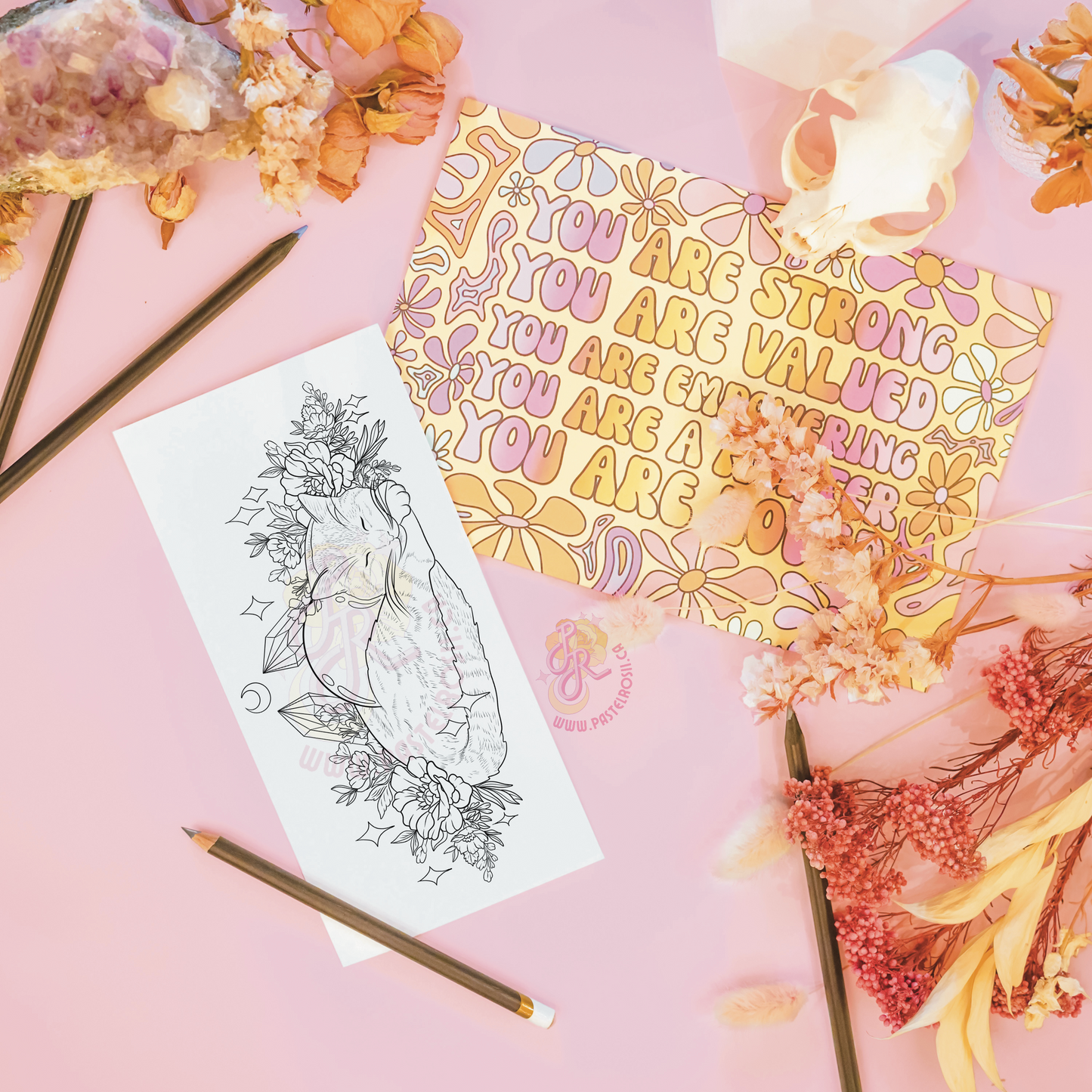 Sleeping Witch | Temporary Tattoo