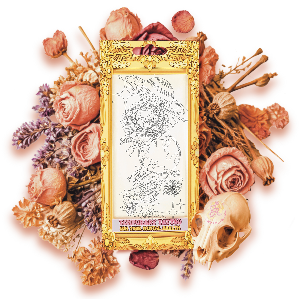 Space Flower | Temporary Tattoo