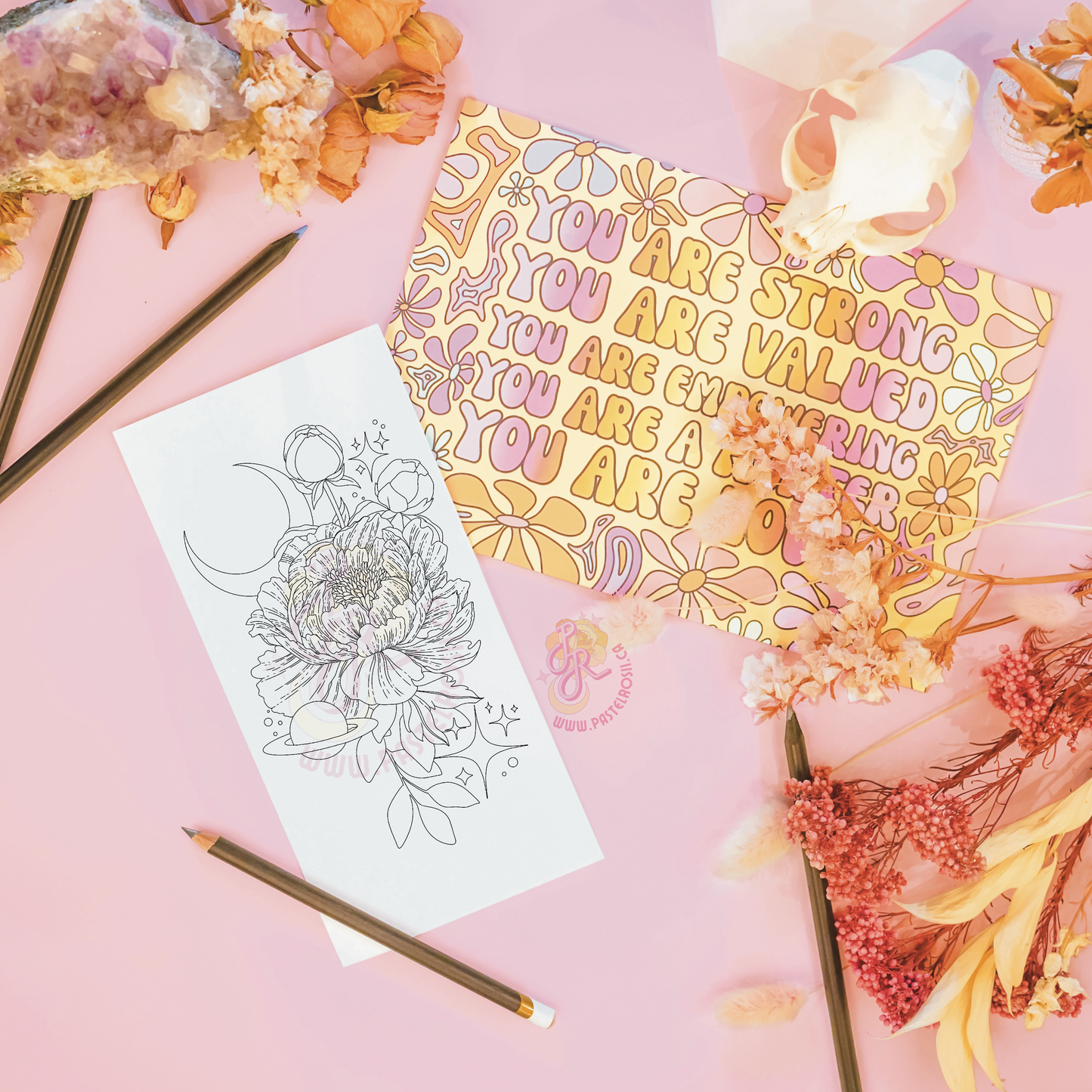 Blooming Planet | Temporary Tattoo