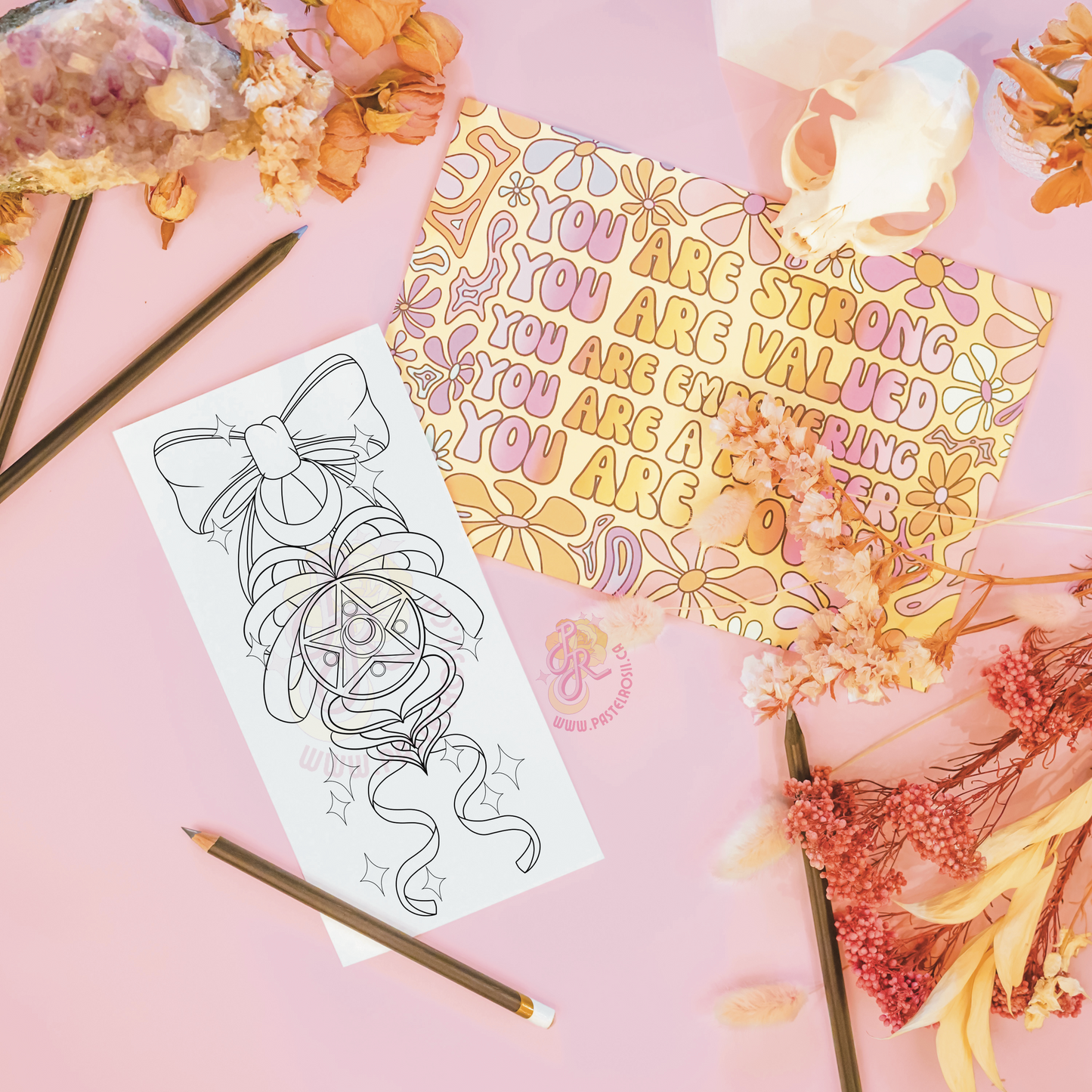 Moon Locket | Temporary Tattoo