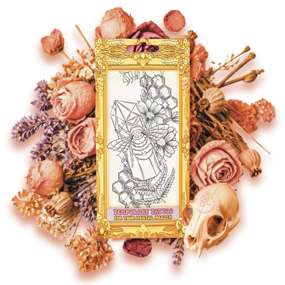 Crystallized Honey | Temporary Tattoo