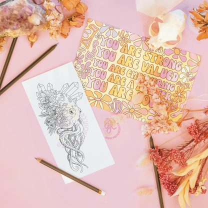 Crystal Current | Temporary Tattoo