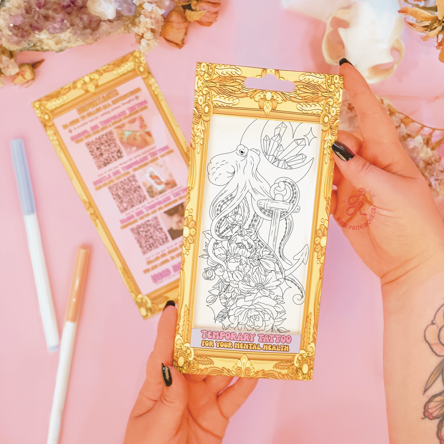 Moonlit Tides | Temporary Tattoo